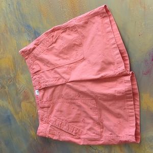 GAP Girlfriend Pink Chino Shorts Waist 30